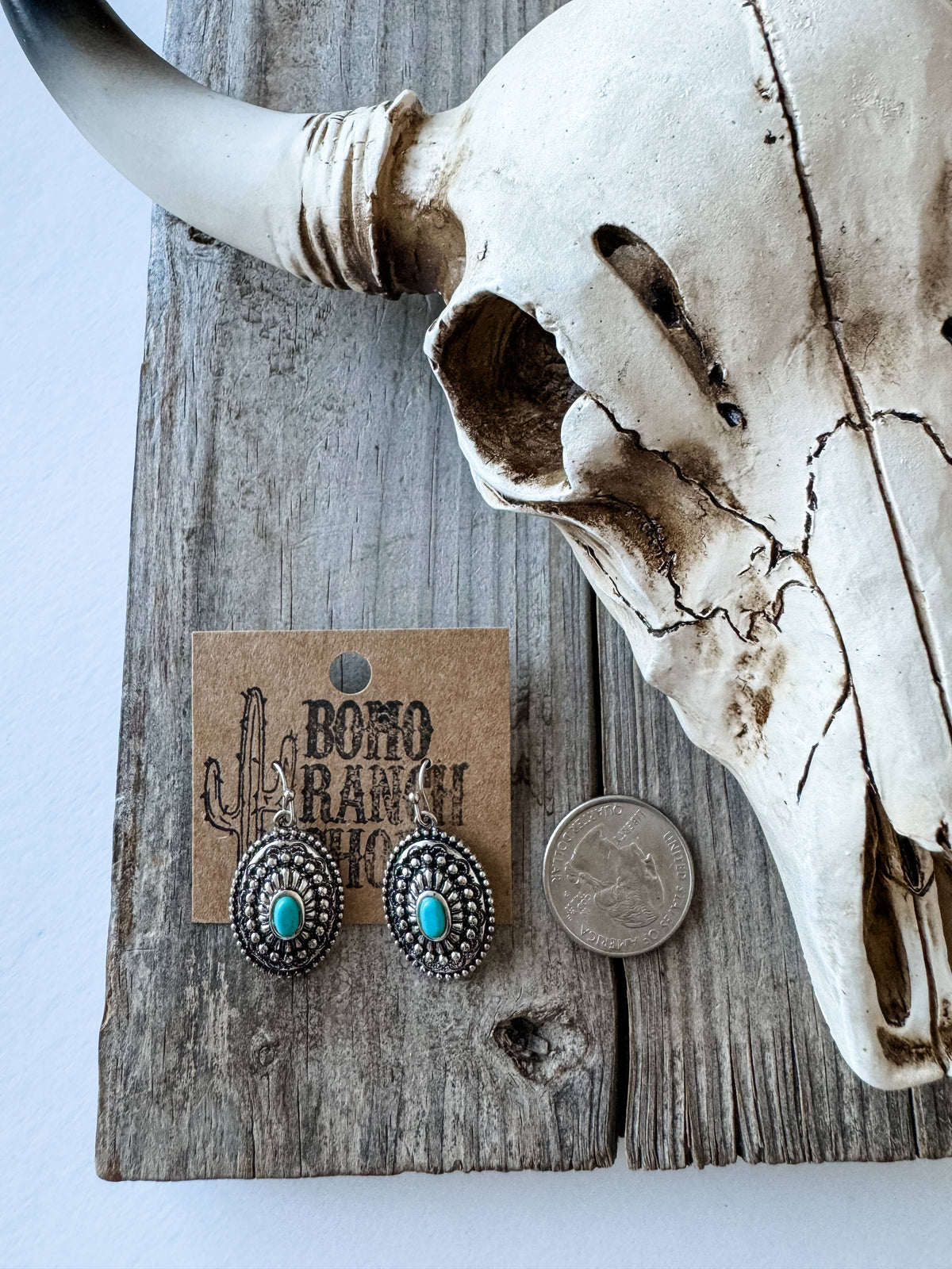 Western Stone Dangle Earrings