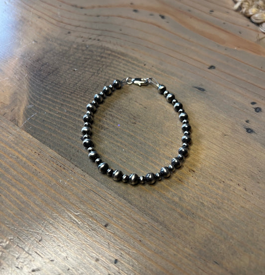 Sterling Pearl Bracelet