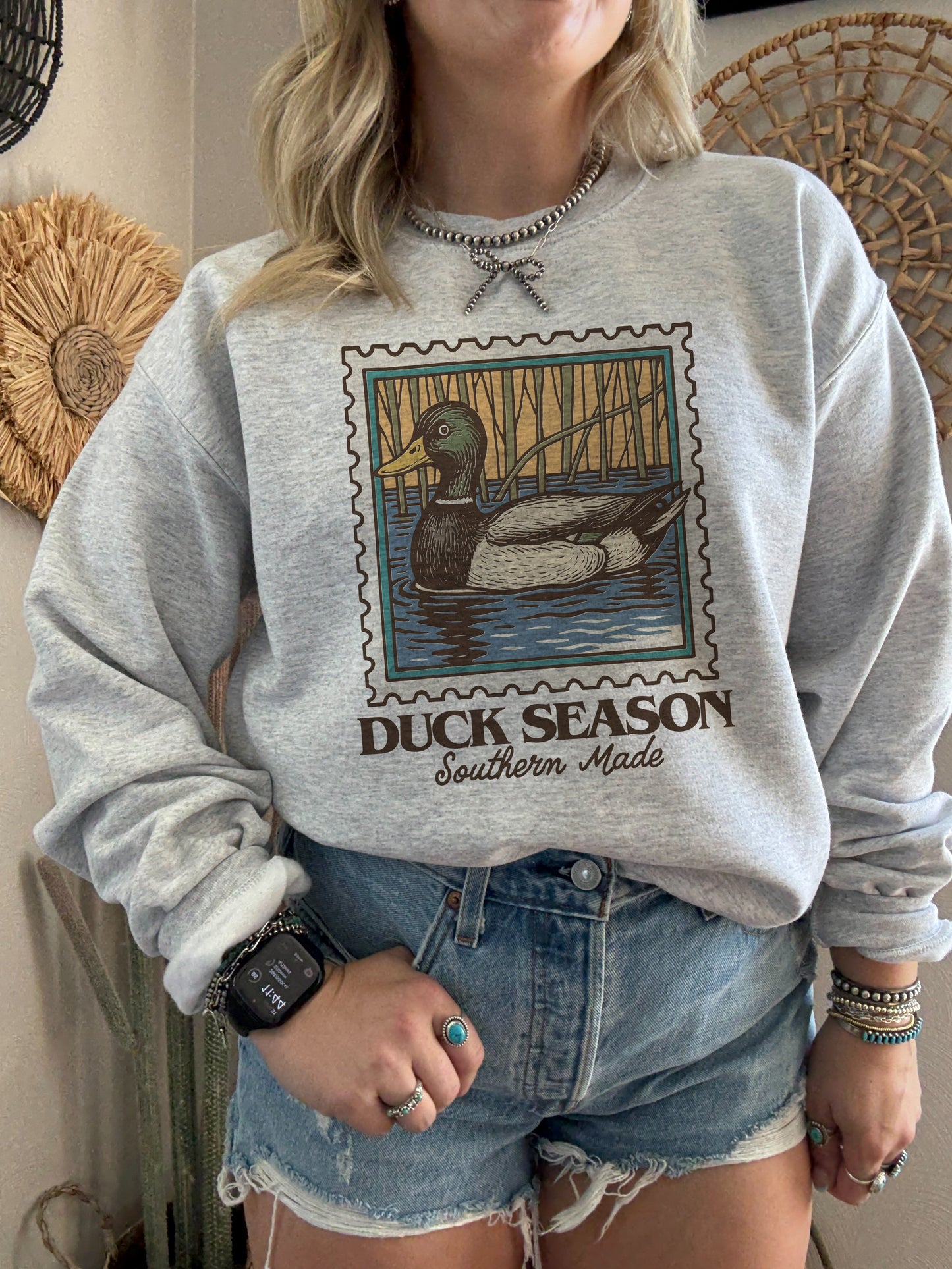 DUCK SEASON CREW or TEE