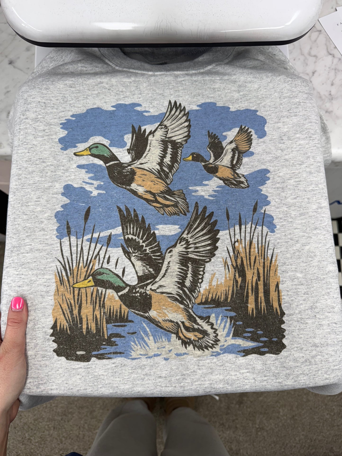 LETS FLY CREW or TEE