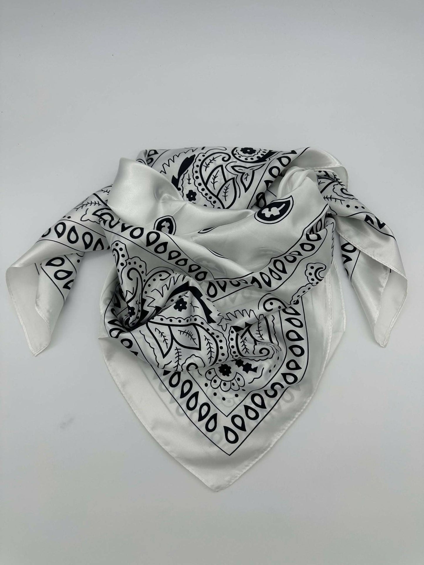Black & White Classic Bandana Wild Rag