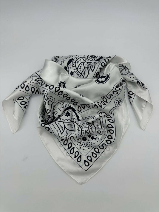 Black & White Classic Bandana Wild Rag