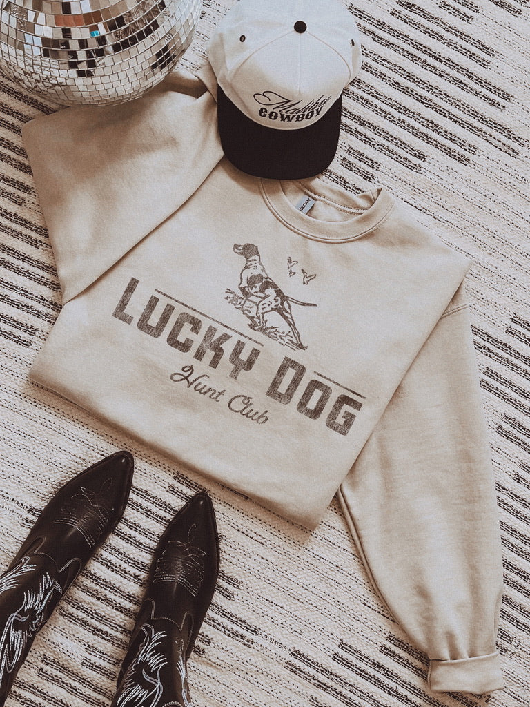 THE LUCKY DOG CREW or TEE