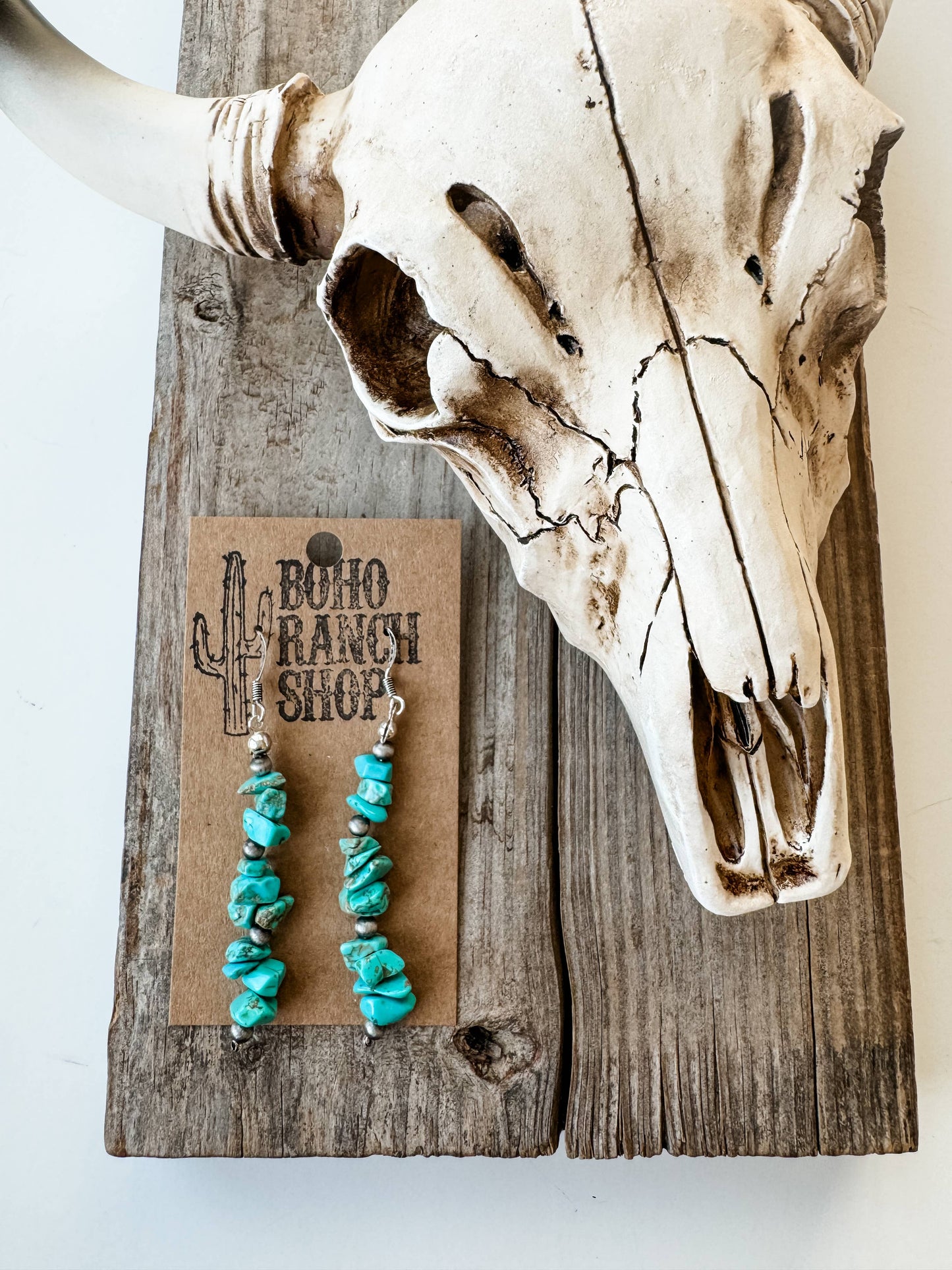 Western Chip Stone Earrings Earring