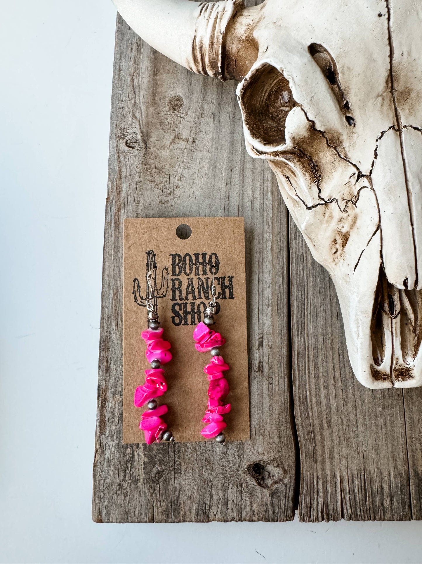 Western Chip Stone Earrings Earring