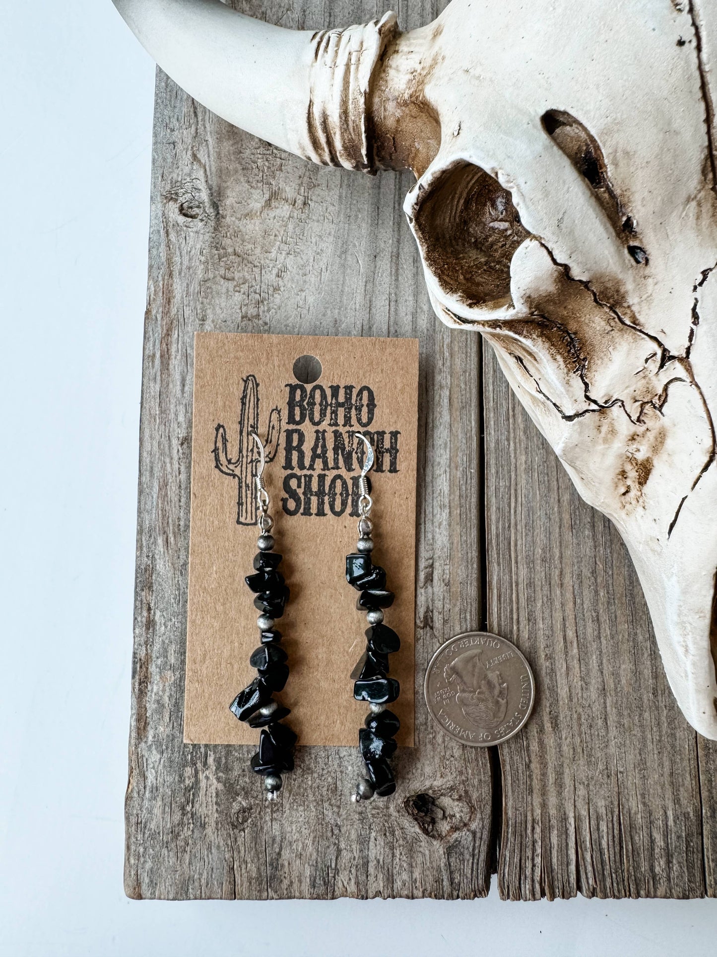 Western Chip Stone Earrings Earring