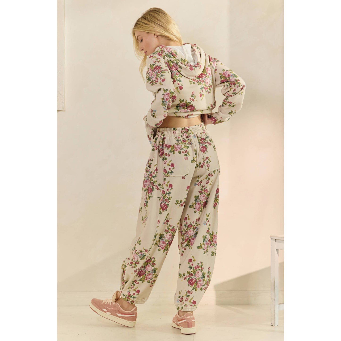 Printed French Terry Hoodie