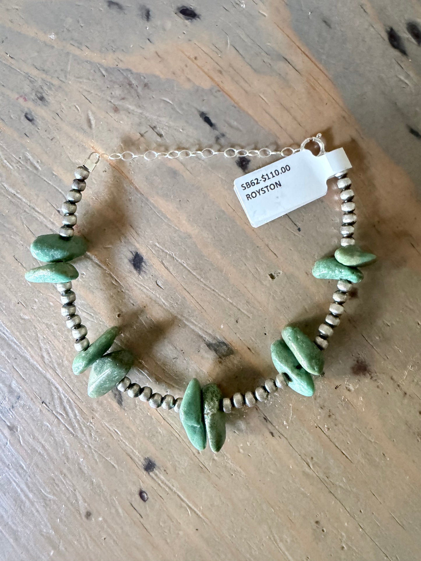 Royston and 4mm Sterling Pearl Bracelet