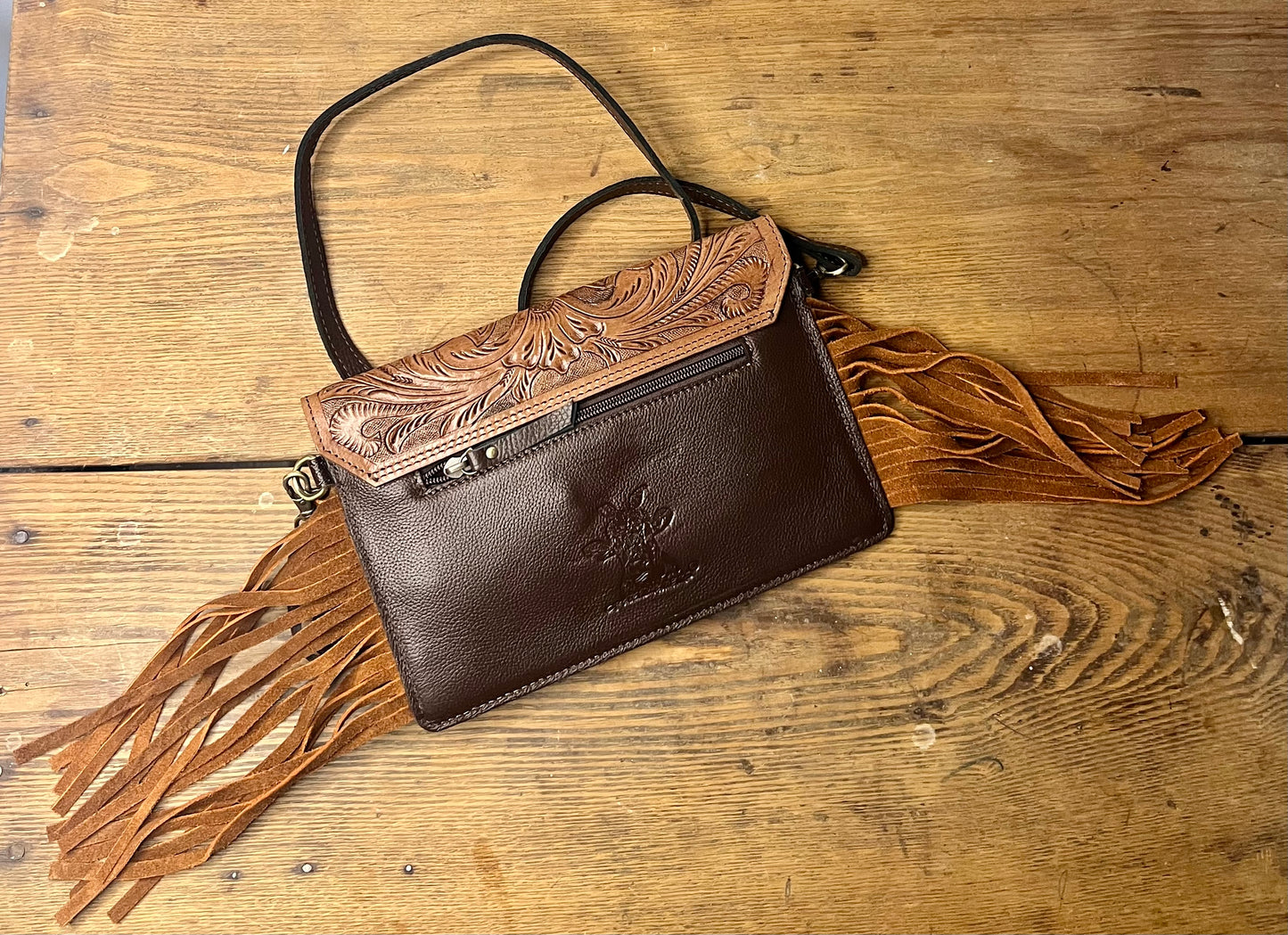 Henrietta Tooled Crossbody