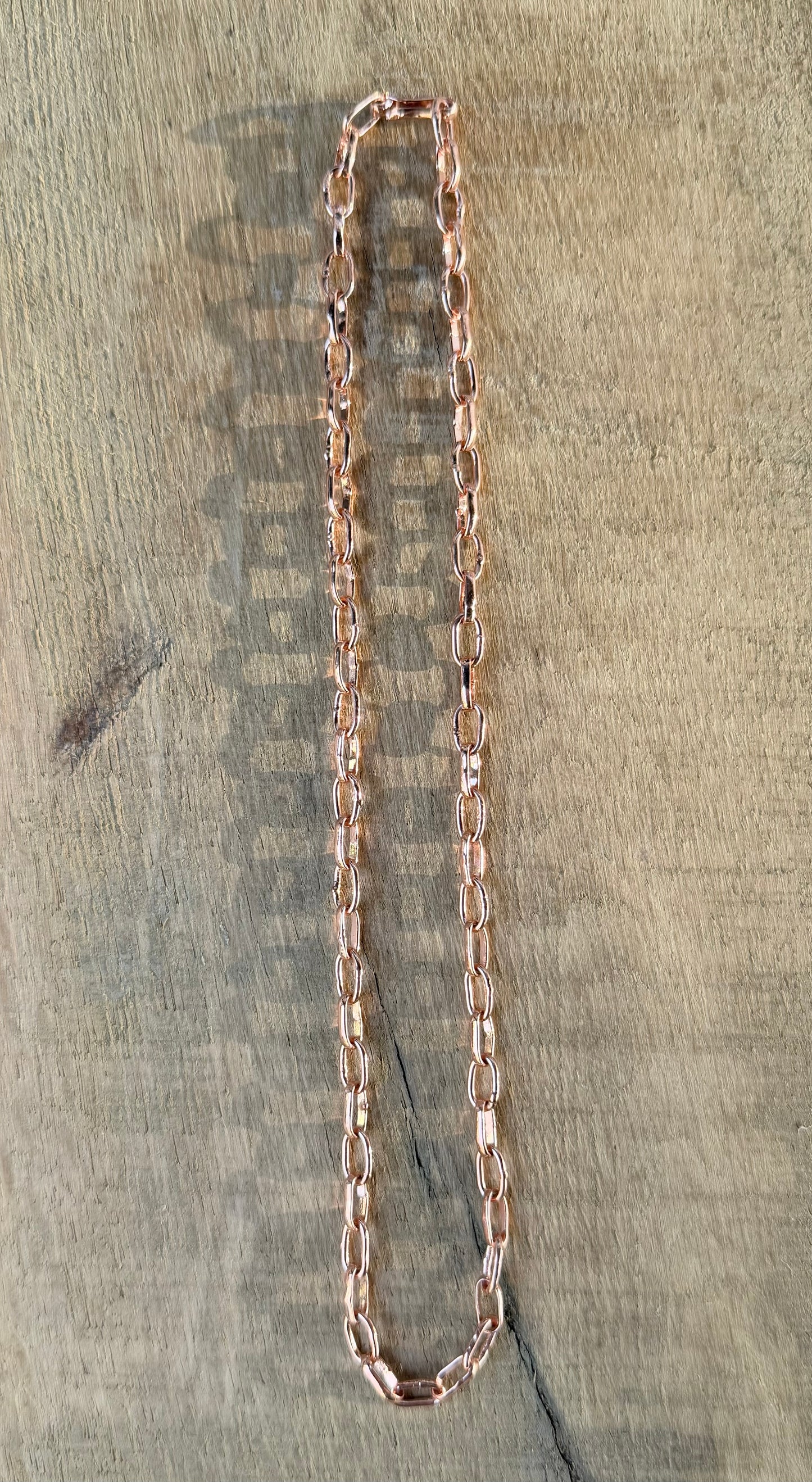 Copper Paperclip Chain