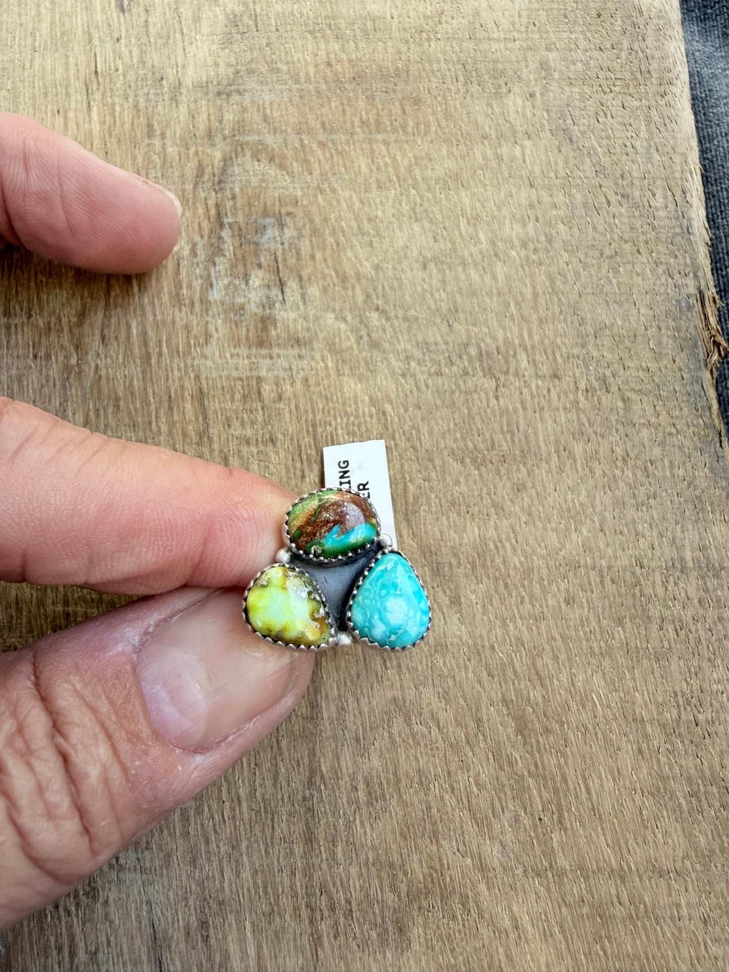 Palomino, Number 8, Bluebird Sterling Silver Ring