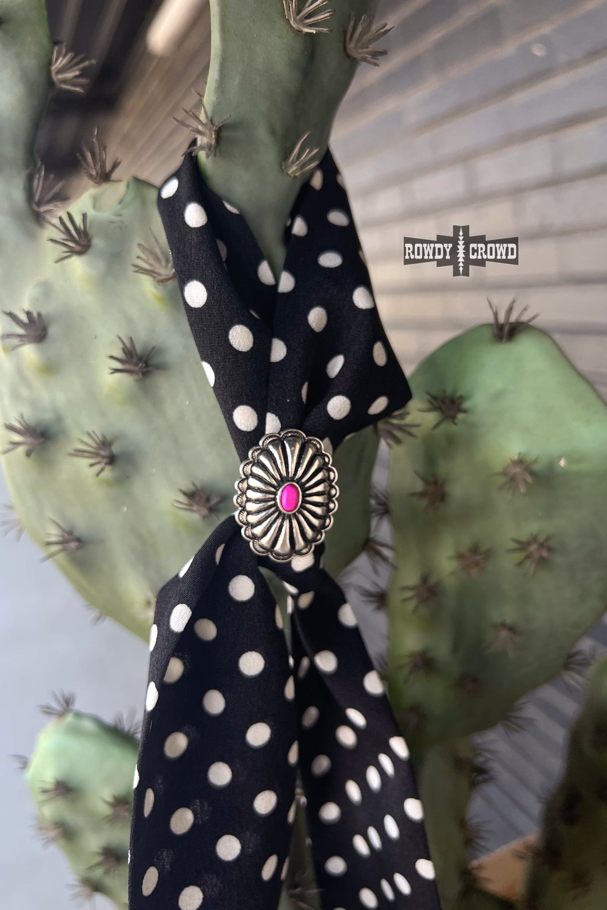 Cowgirl Concho Scarf Slide