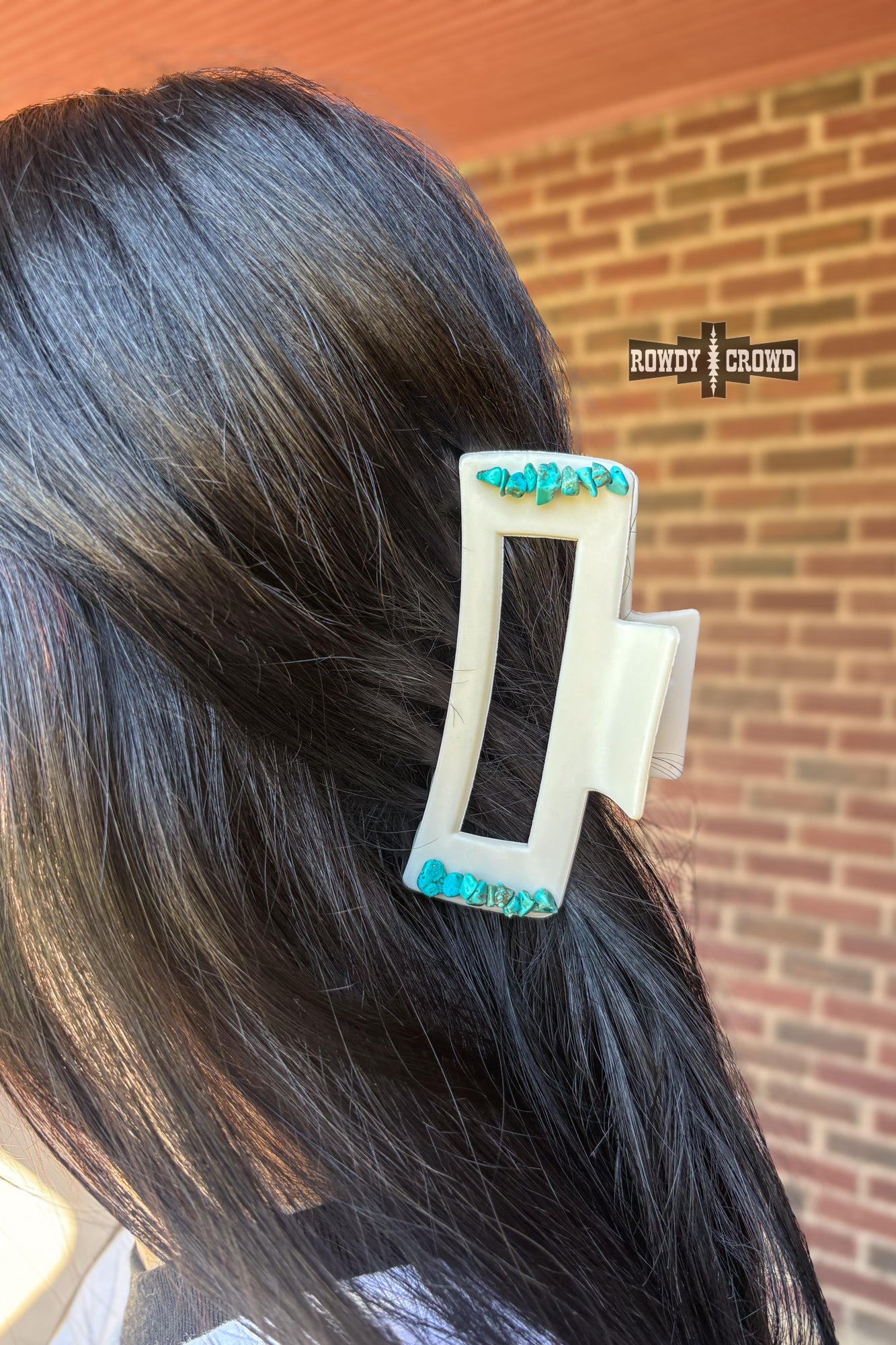 Turquoise Mess Hair Clip