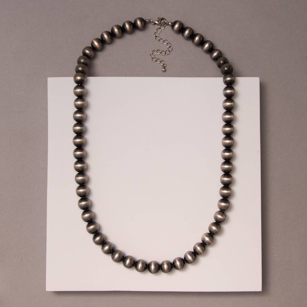 Western 10MM Pearl Beaded Necklace