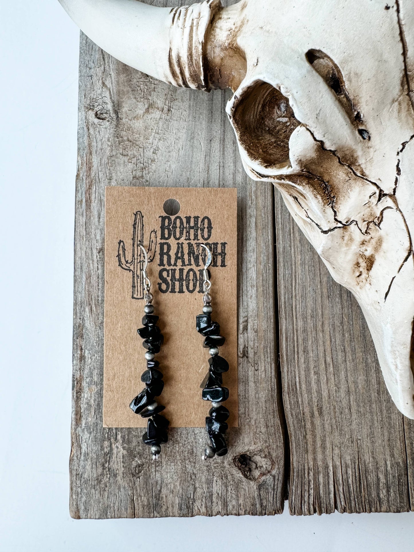 Western Chip Stone Earrings Earring