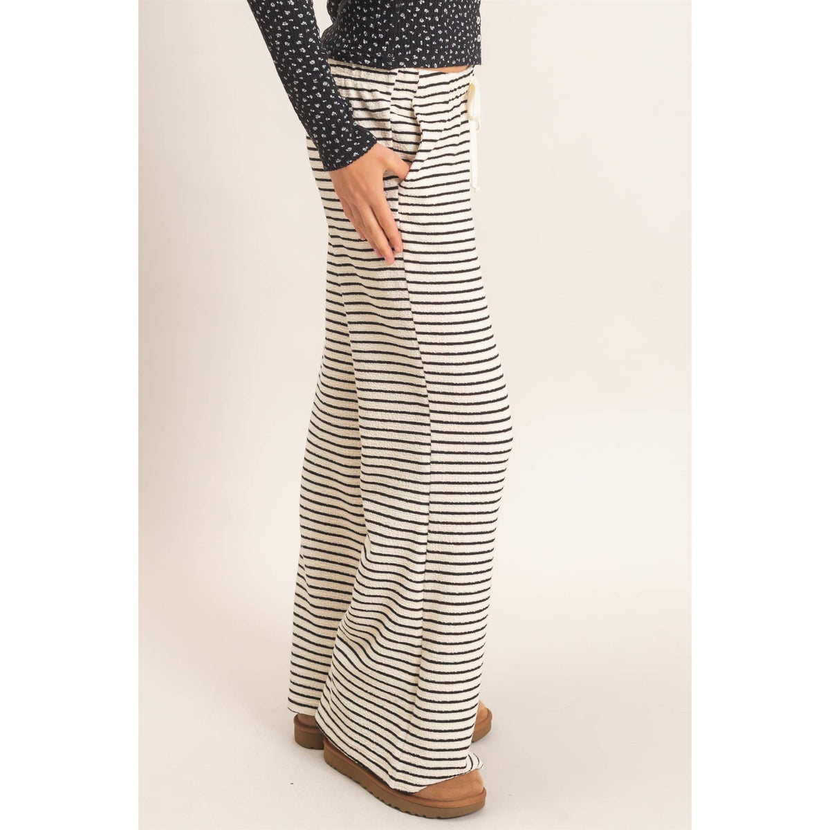 Striped Wide Leg Pants