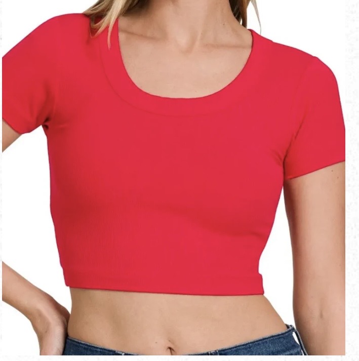 Zenana Crop Shirt