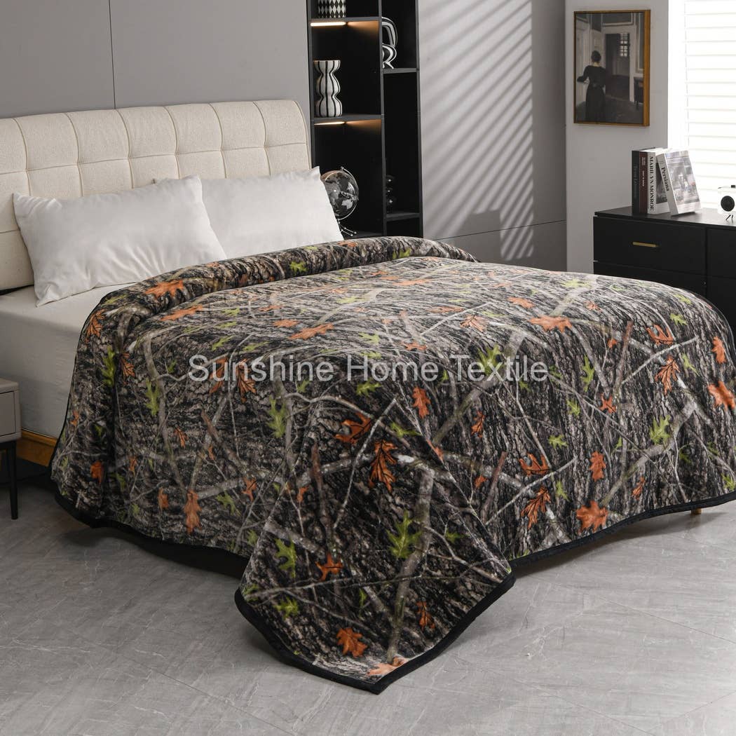 Camouflage  King Size Super Soft Plush Blanket