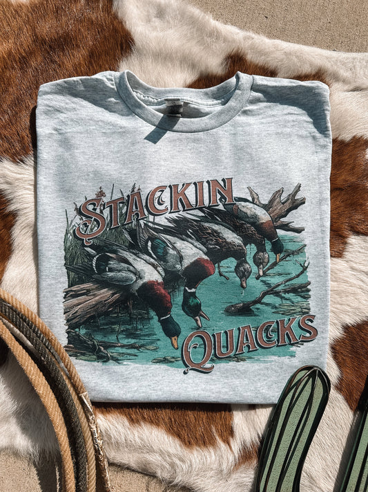 STACKIN QUACKS TEE