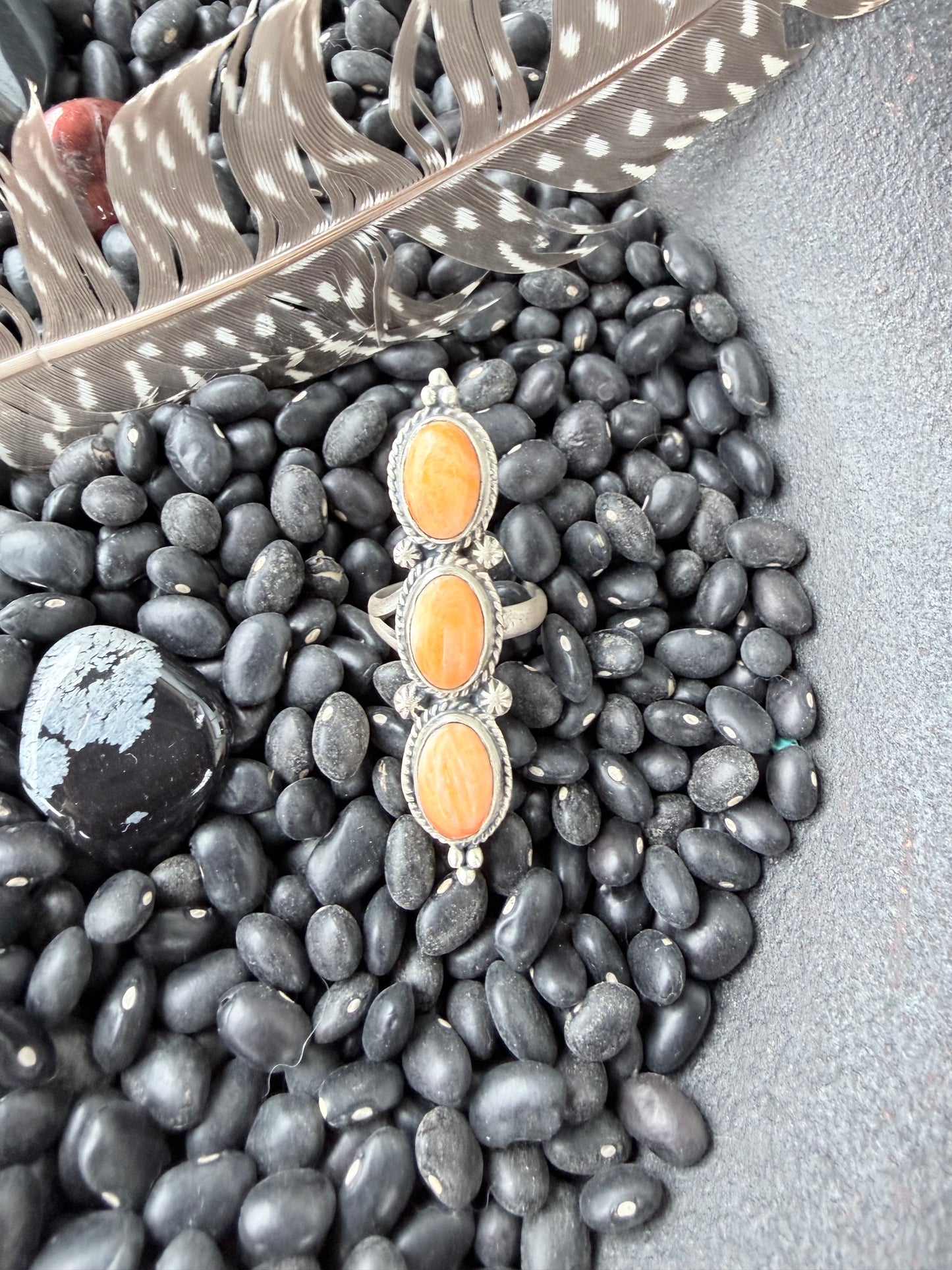 Orange Spiny Oyster Ring