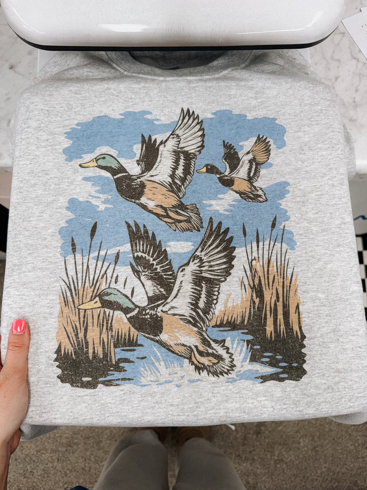LETS FLY CREW or TEE