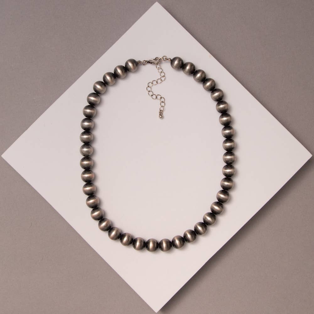 Western 12MM Navajo Beaded Necklace