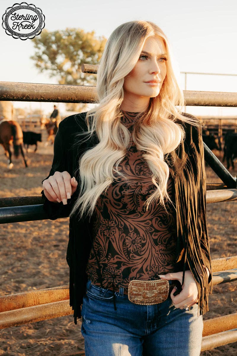 Country Road Mesh Top