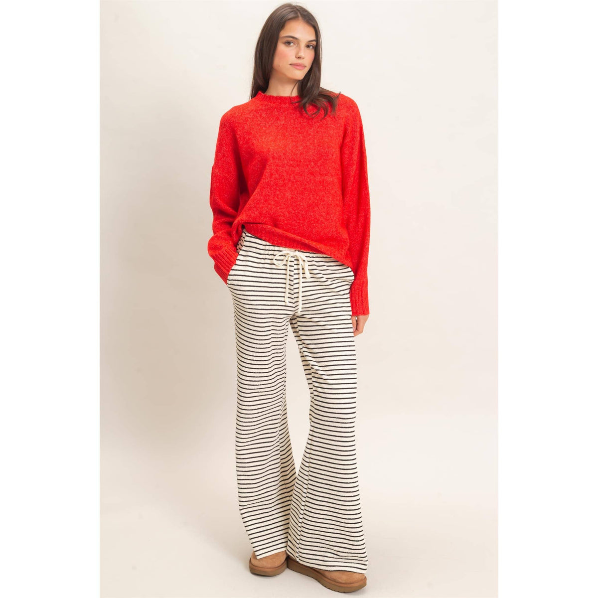 Striped Wide Leg Pants