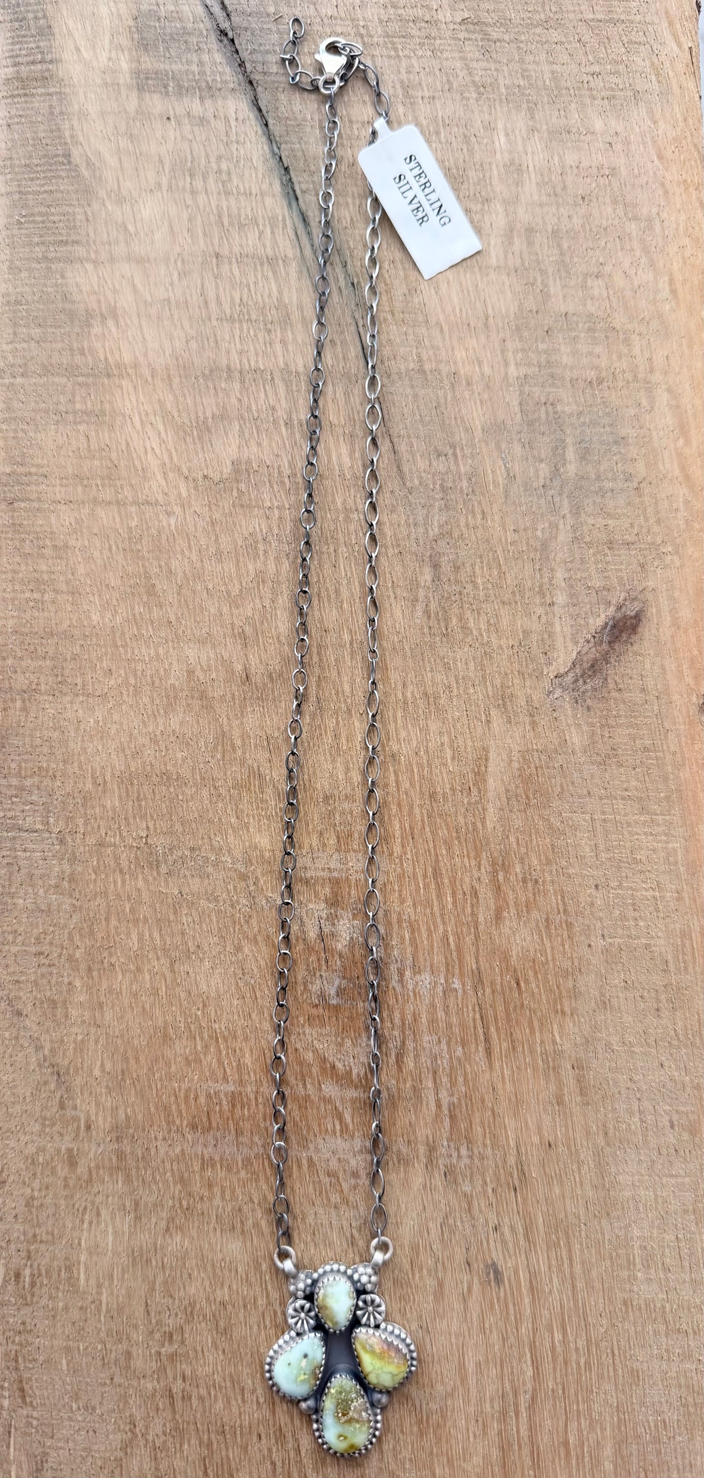 Palomino and Sterling Silver Necklace