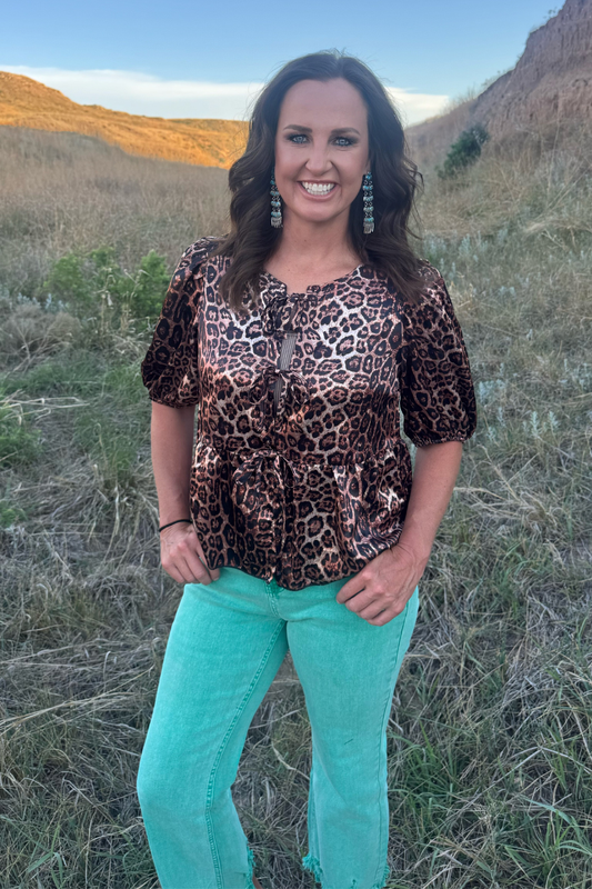 Hear Me Roar Tie Top