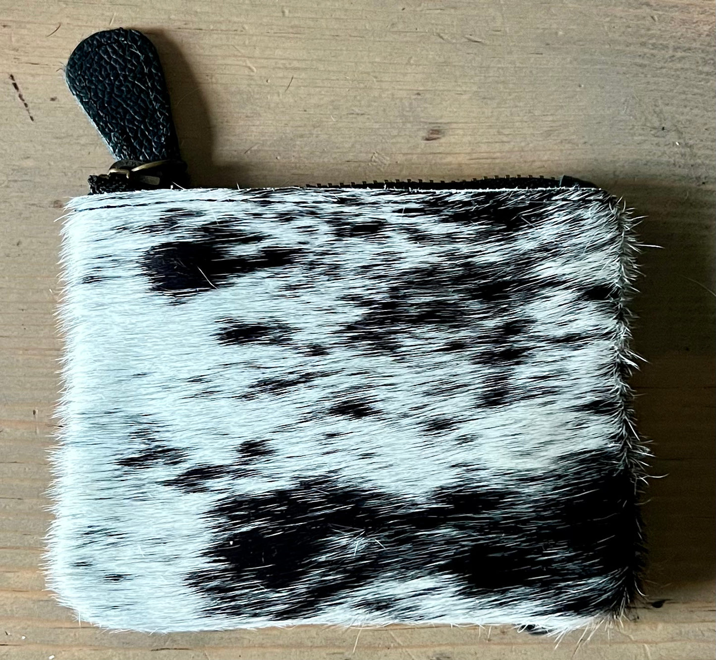 Cowhide Coin Pouch