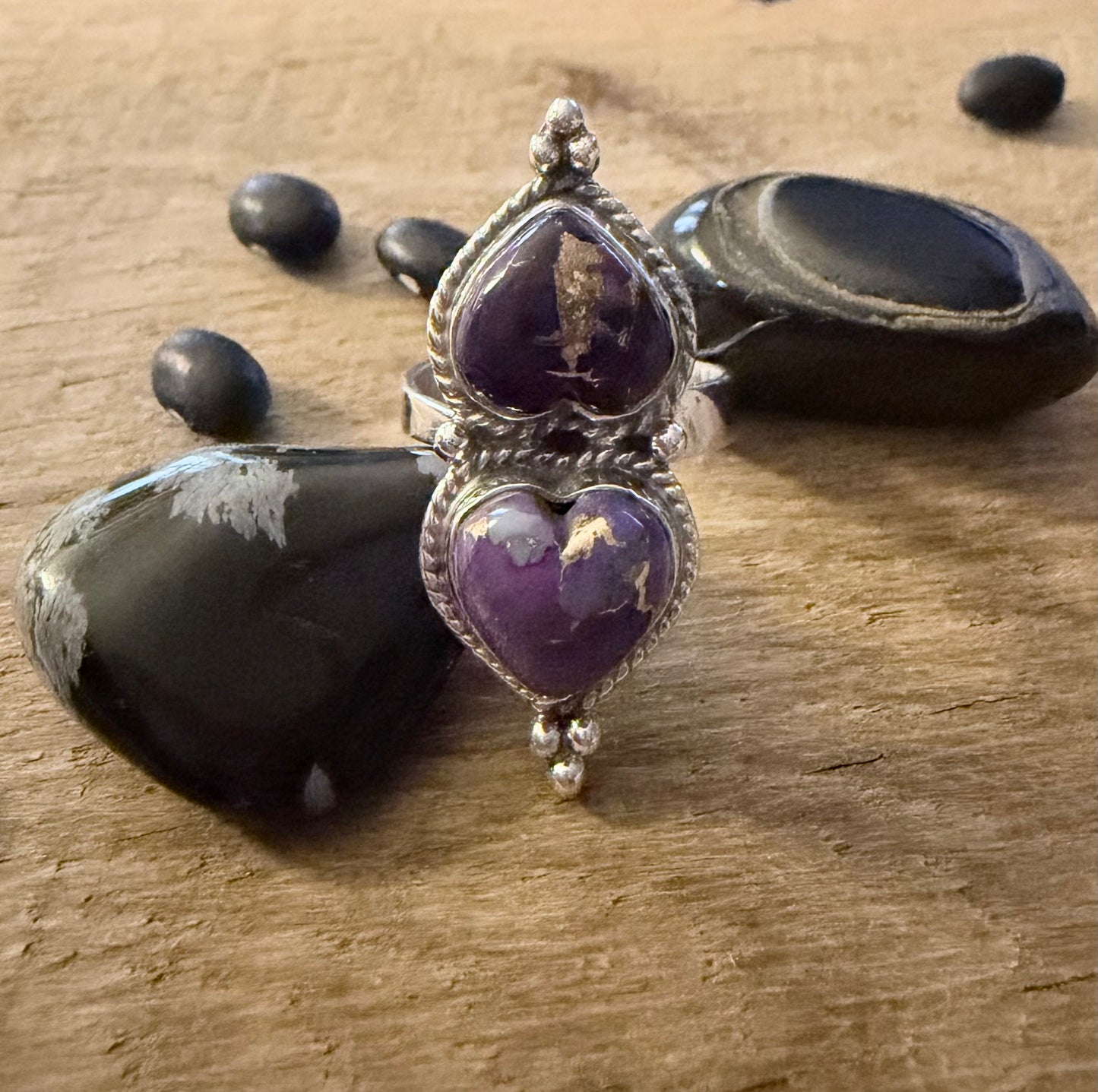 Sterling Silver Spiny Oyster Ring