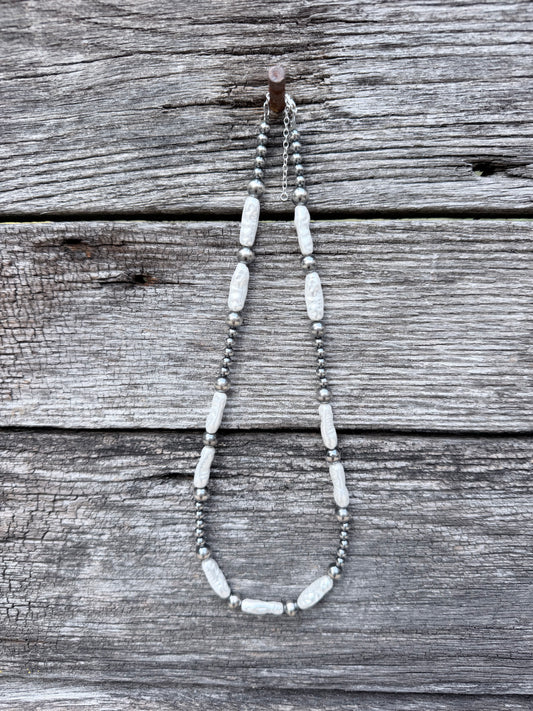 Sterling and Freshwater Pearl Necklace