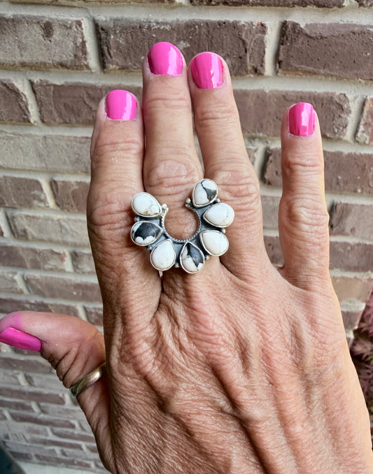 White Buffalo Naja Ring