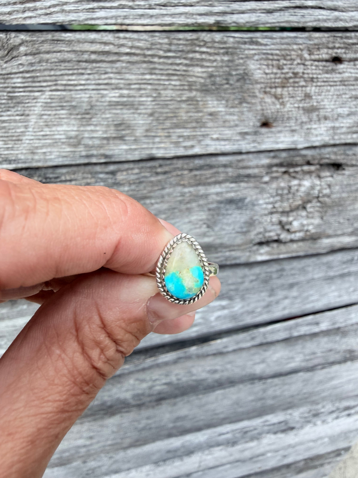 Kingman Turquoise Sterling Silver Ring