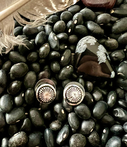 Round Concho Earrings