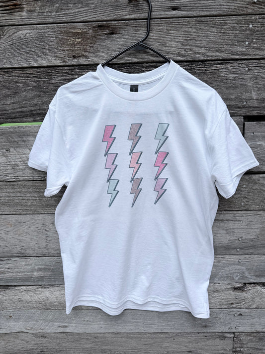 Leopard Lightning Bolt Tee