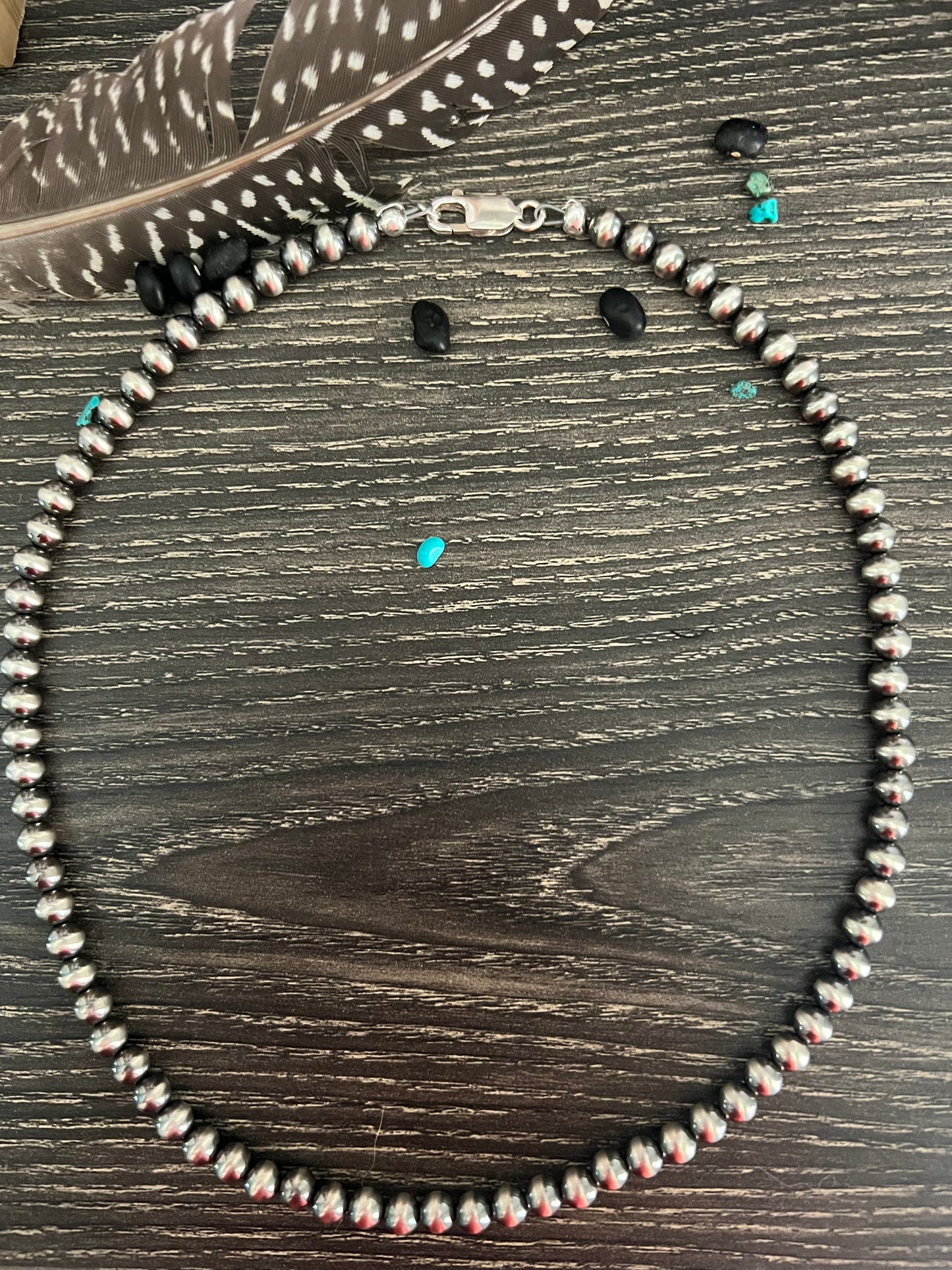 18” 6mm Sterling Pearl Necklace
