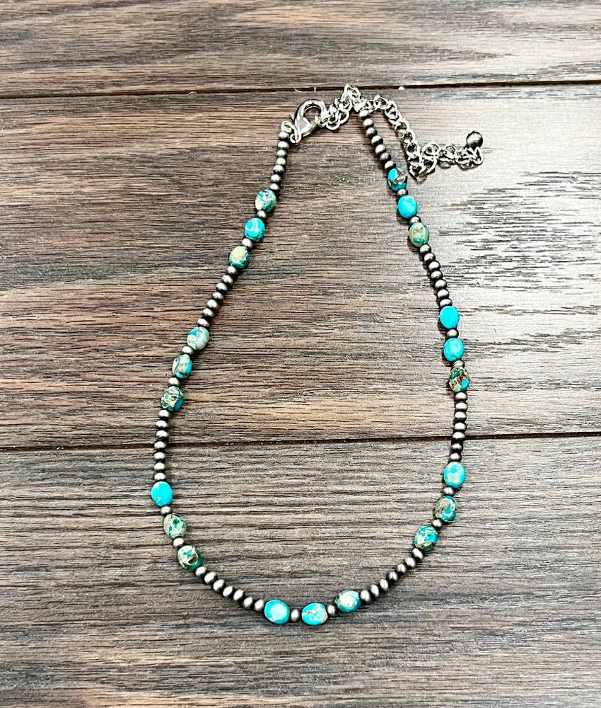 738569, Handmade Gemstone Necklace