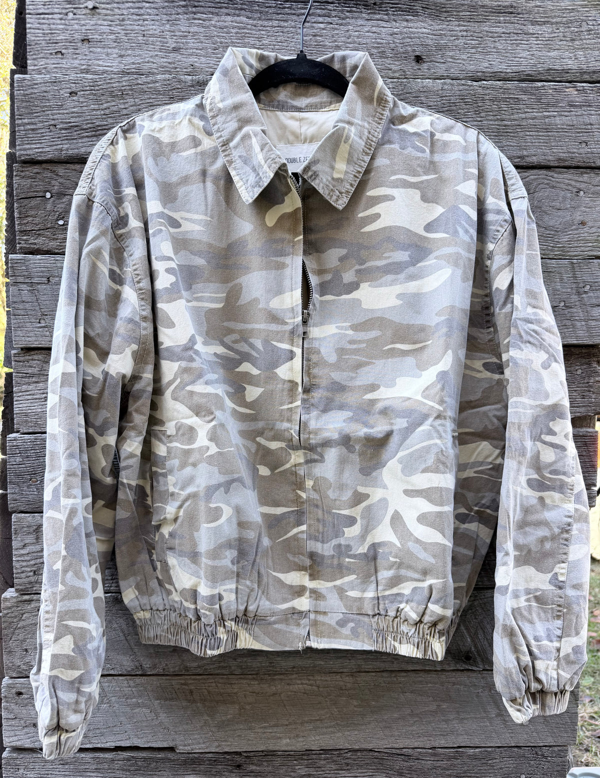 Camouflage Zip-Up Jacket