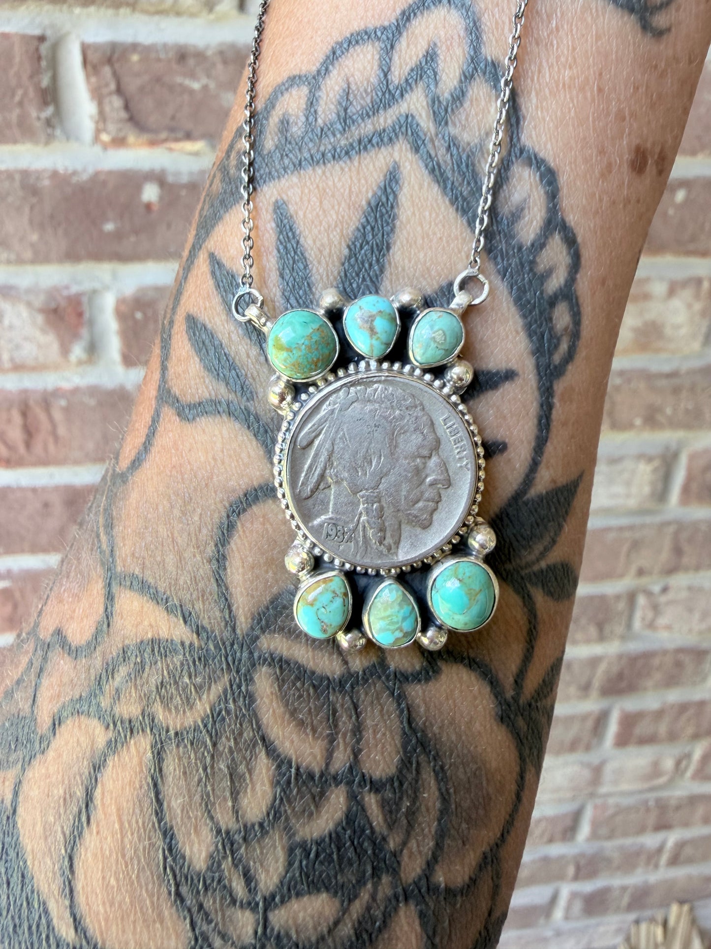 Buffalo Nickel Sonoran Necklace