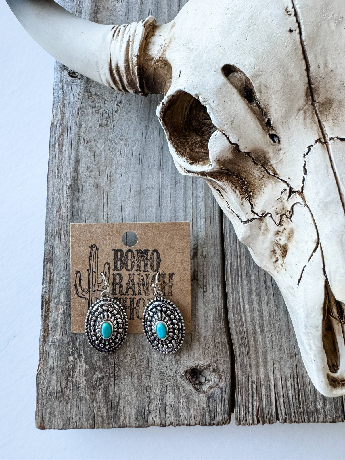 Western Stone Dangle Earrings