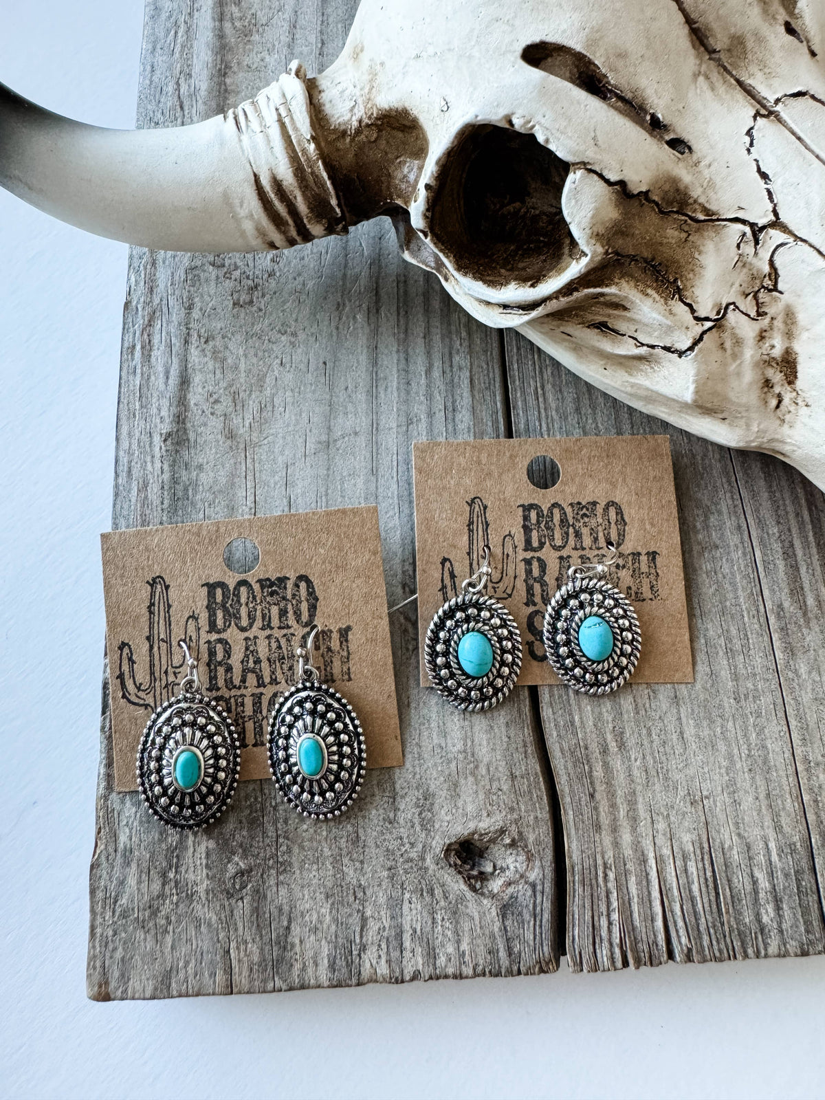 Western Stone Dangle Earrings
