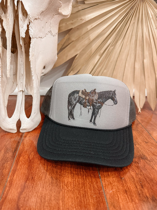 BLUE ROAN TRUCKER HAT
