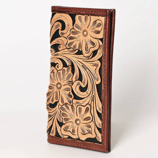 OHG114 Wallet Genuine Leather Tooled