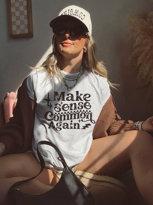 COMMON SENSE CREW or TEE