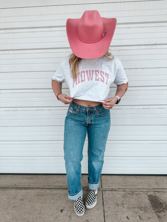 PINK MIDWEST TEE