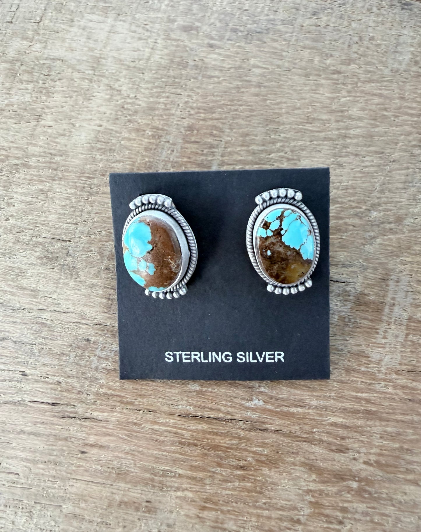 Number 8 Stud Earrings