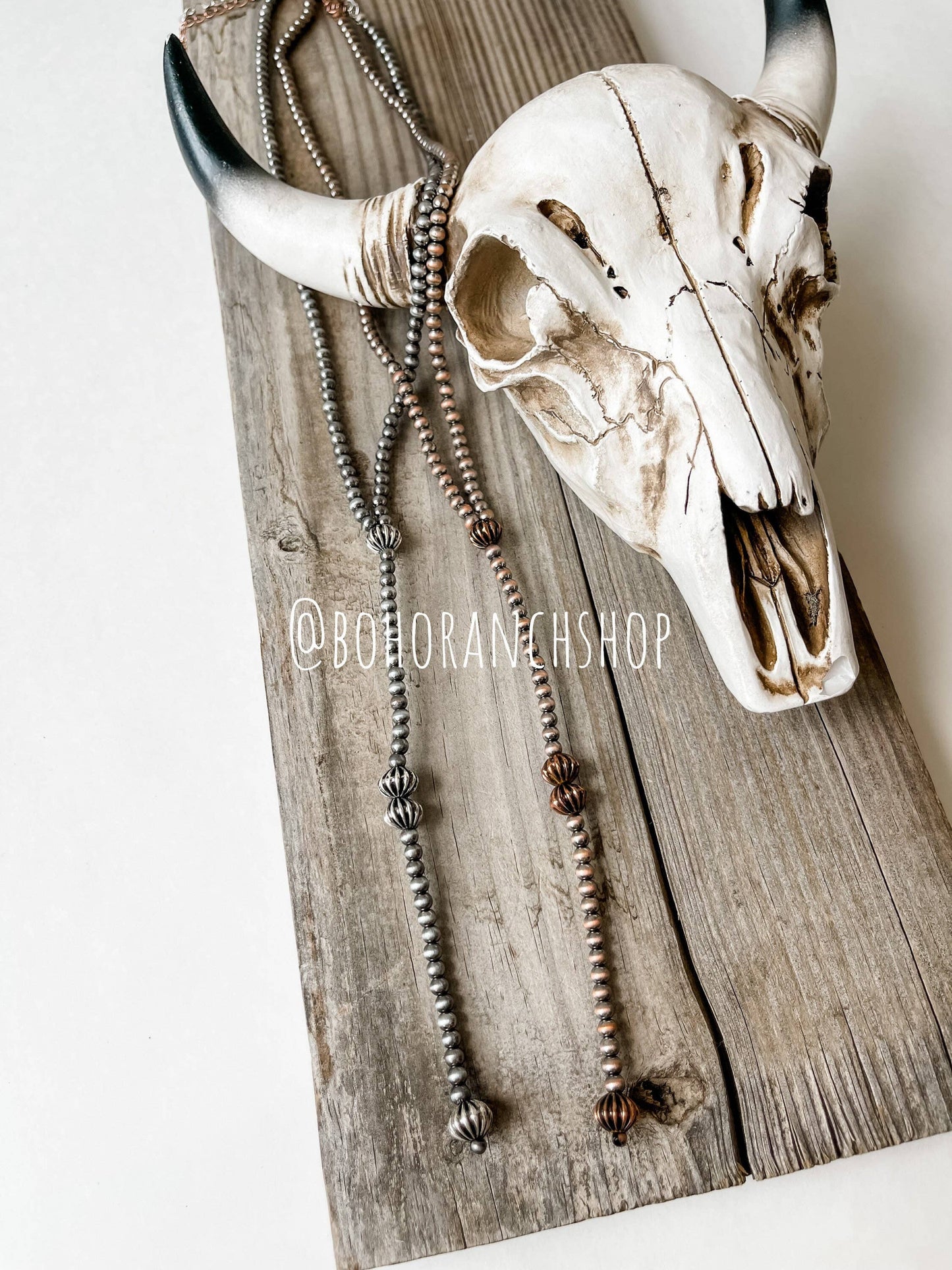 Navajo Style Y Necklace  Western Pendant Necklace