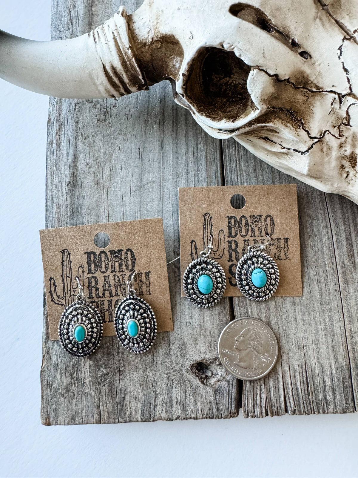 Western Stone Dangle Earrings